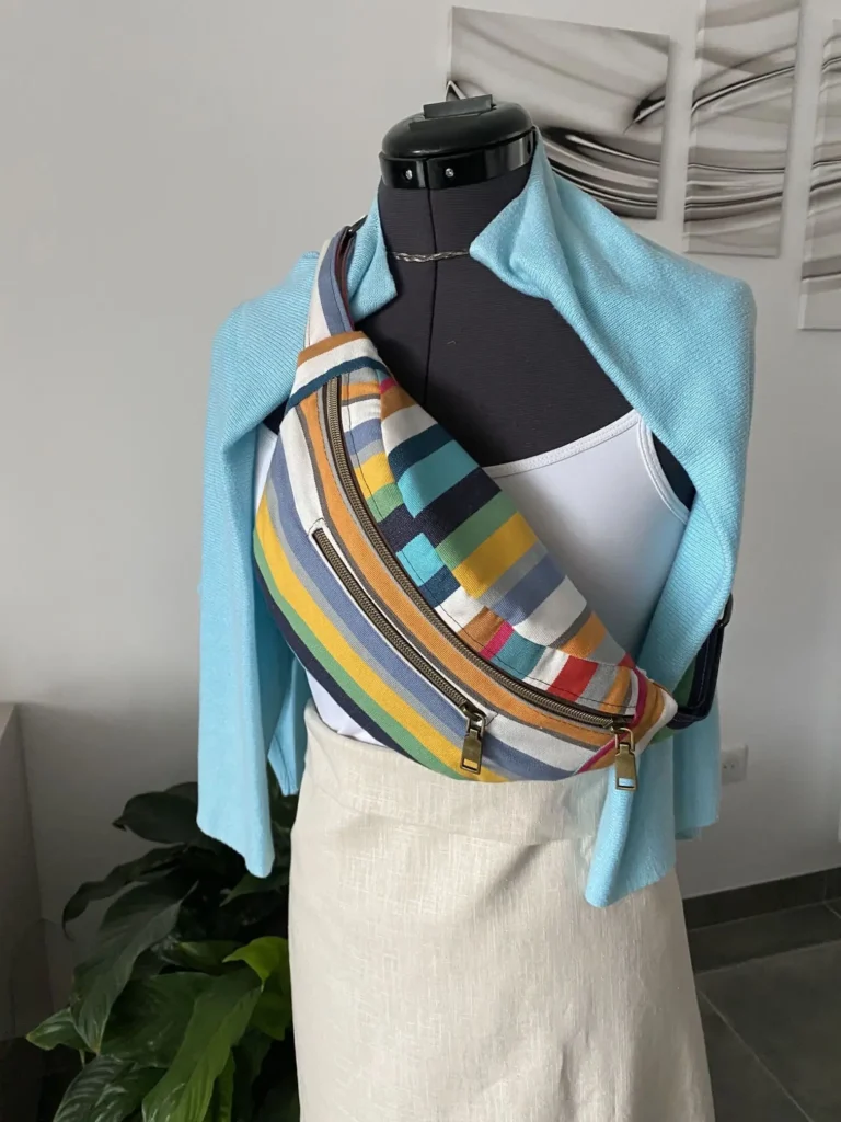 Sac Banane Modèle Marie Rayures Eté