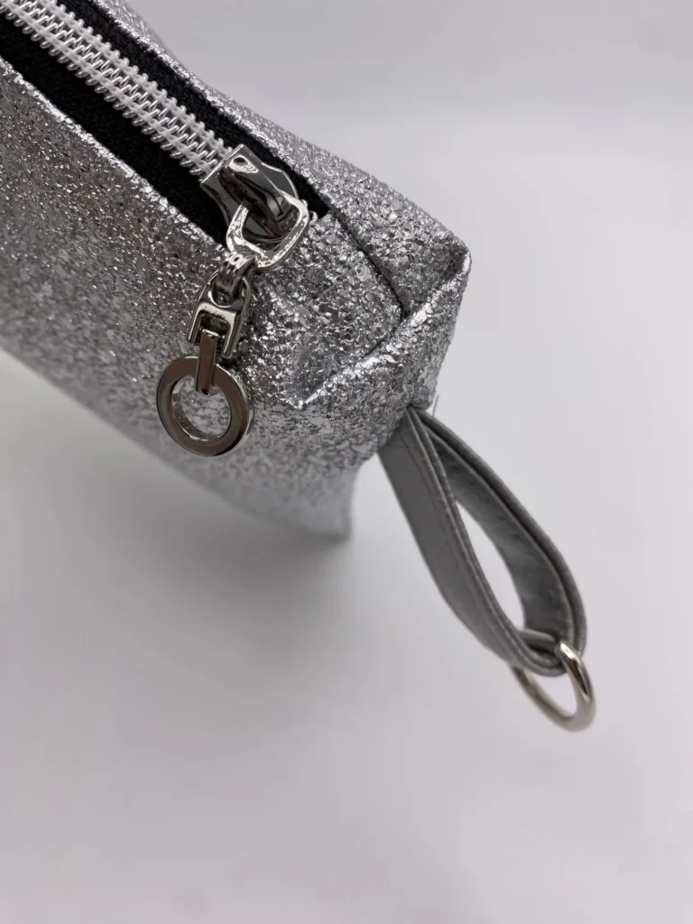 POCHETTE SIMILI ROCKS ARGENT