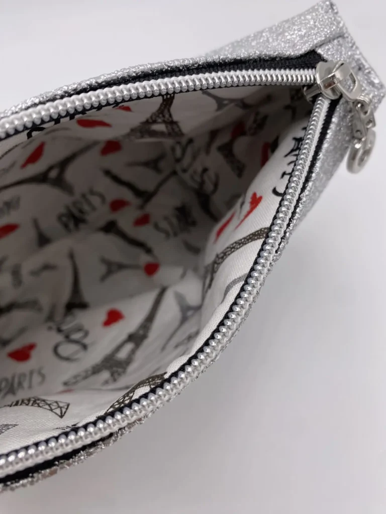 POCHETTE SIMILI ROCKS ARGENT