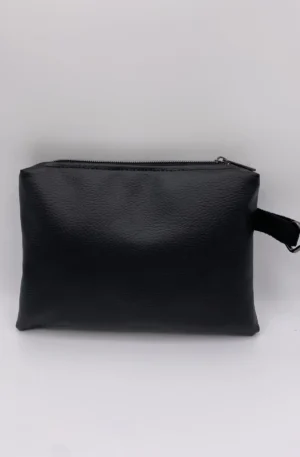 POCHETTE SIMILI ibiza. noir