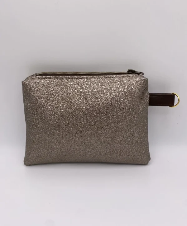 POCHETTE IBIZA SIMILI BRONZE ROCKS