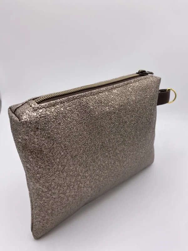POCHETTE IBIZA SIMILI BRONZE ROCKS