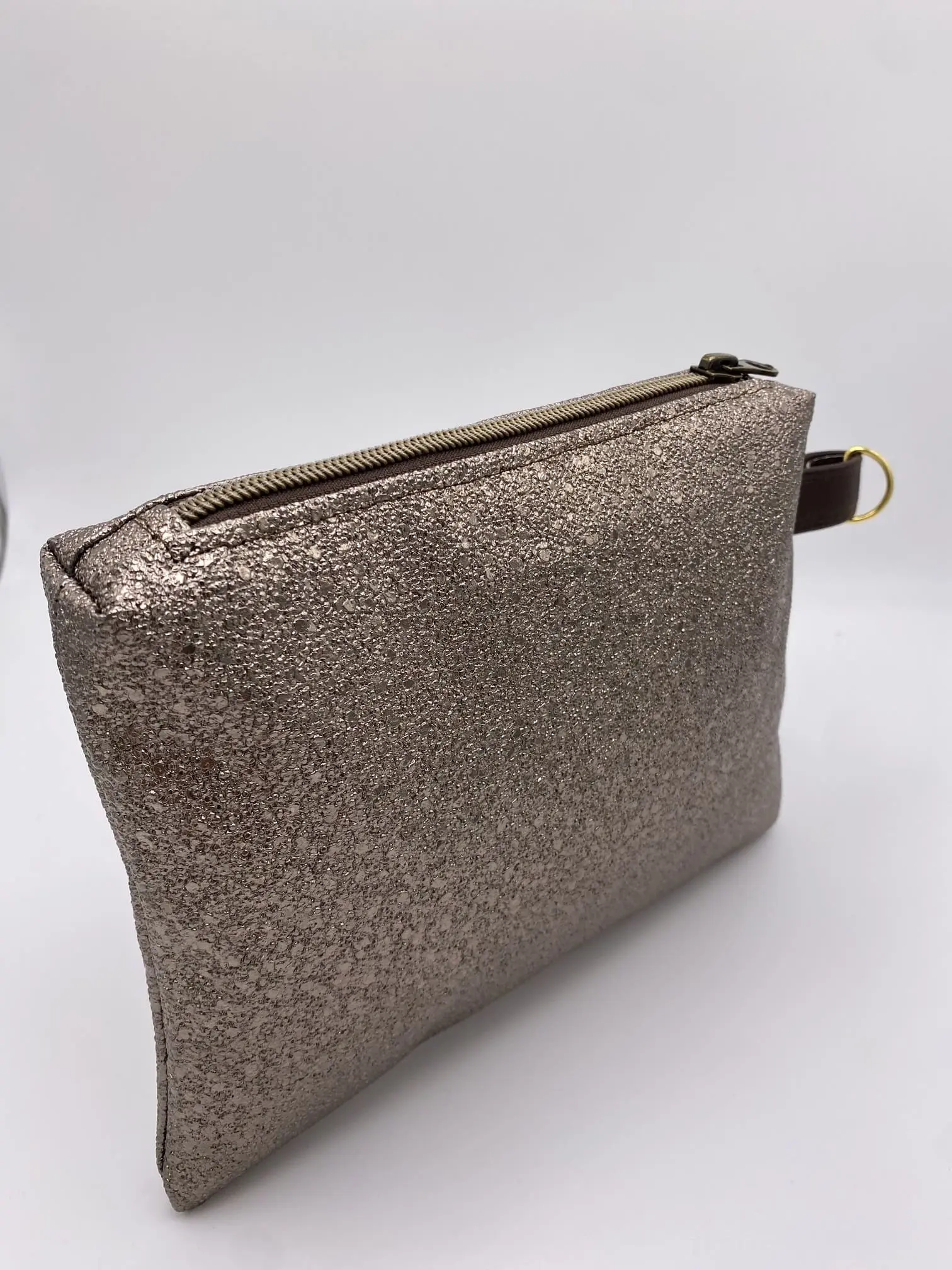 POCHETTE IBIZA SIMILI BRONZE ROCKS