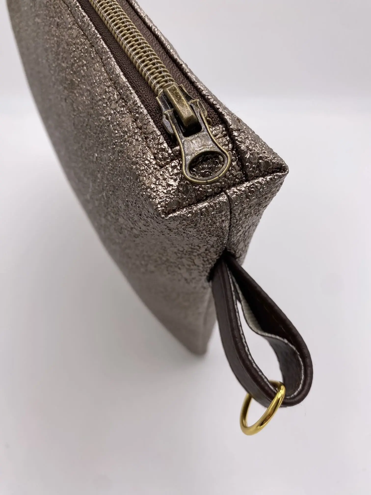 POCHETTE IBIZA SIMILI BRONZE ROCKS