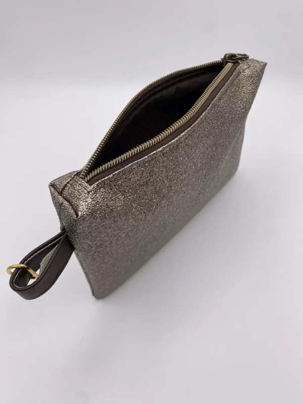 POCHETTE IBIZA SIMILI BRONZE ROCKS