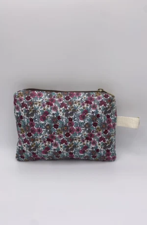 POCHETTE IBIZA TISSU FLEURS ENDUIT