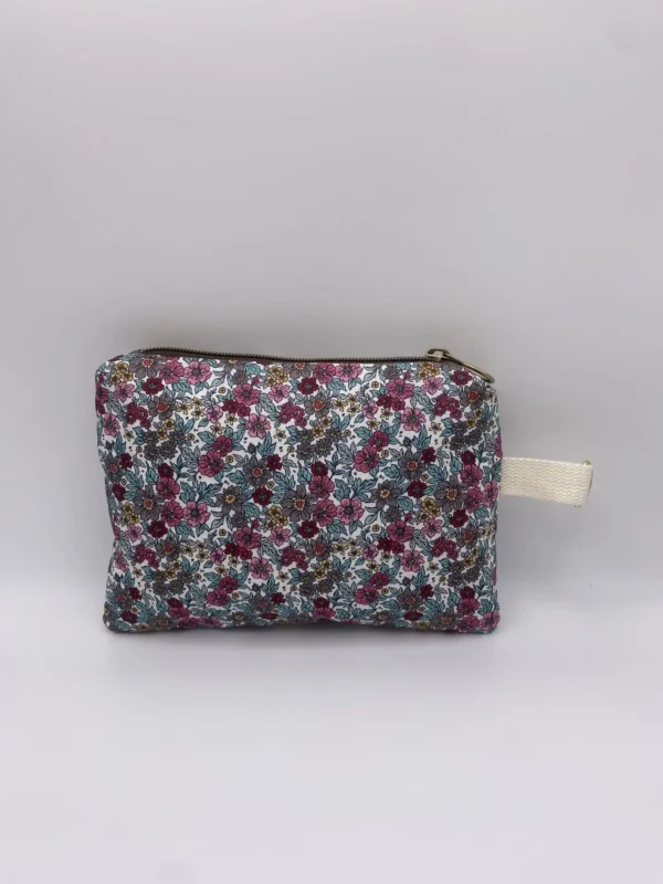 POCHETTE IBIZA TISSU FLEURS ENDUIT