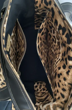SAC ZIPPE LE GRAND CHIC SIMILI LEOPARD
