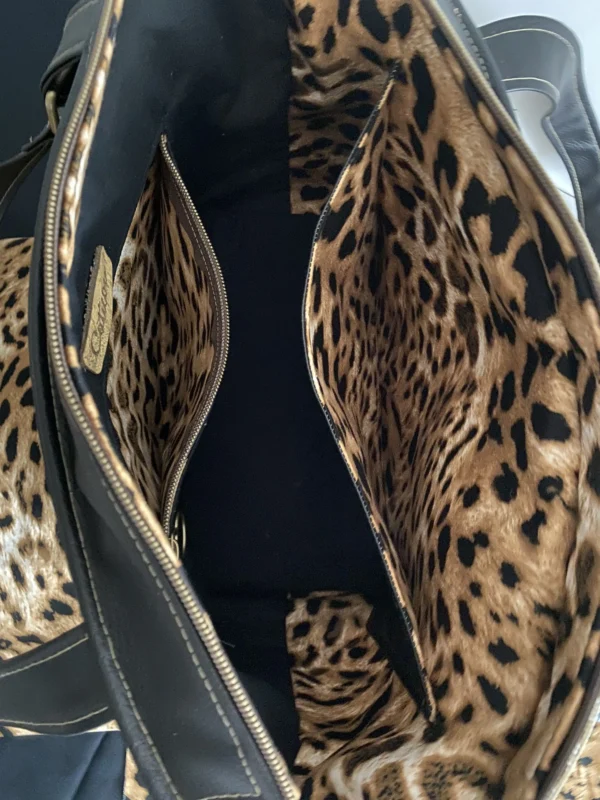 SAC ZIPPE LE GRAND CHIC SIMILI LEOPARD