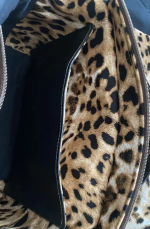 SAC ZIPPE LE GRAND CHIC SIMILI LEOPARD