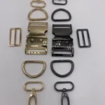 CLIP ACIER OU NOIR 38mm Mousqueton et Boucles épais +€15.00