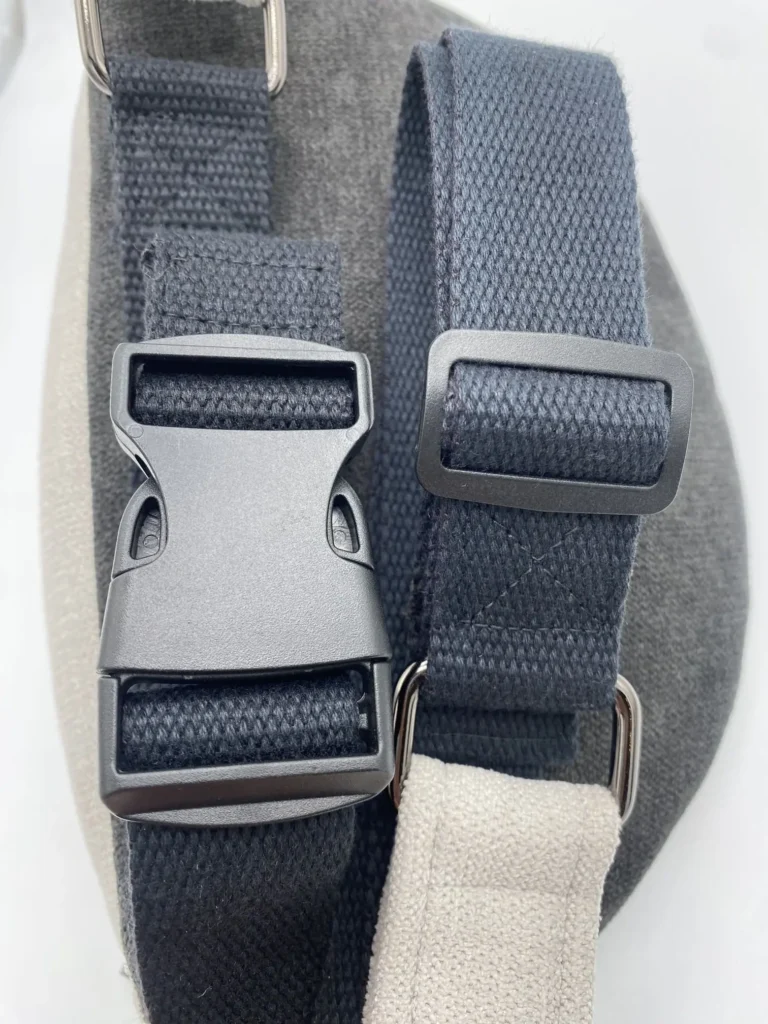 Sac Banane Modèle Marie mixte gris très clair