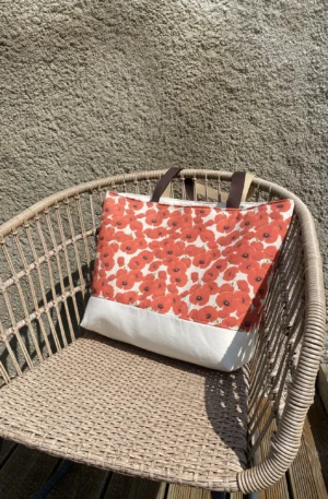 SUNNY COQUELICOTS ET BEIGE
