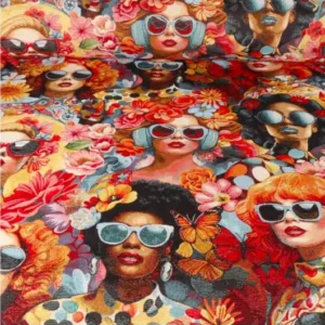 JACQUARD COTON GIRLS POWER
