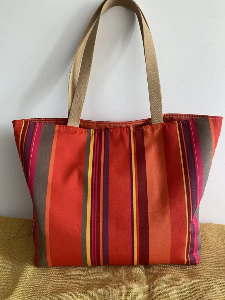 SUNNY RAYURES ORANGE ROUGE DRALON