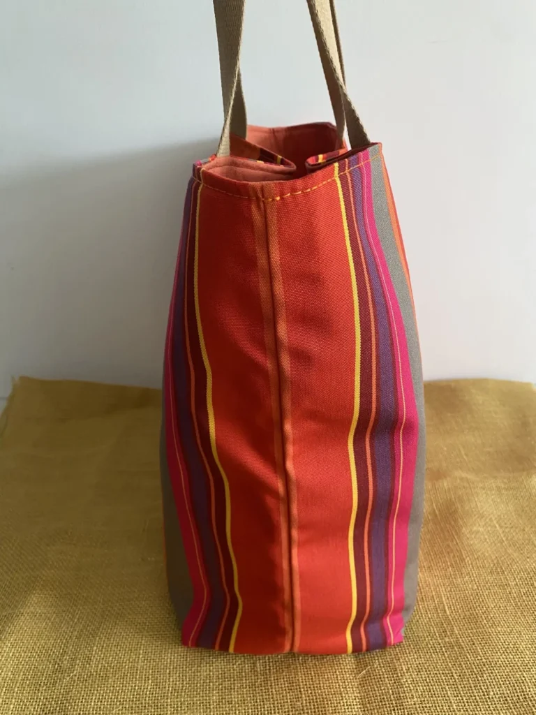 SUNNY RAYURES ORANGE ROUGE DRALON