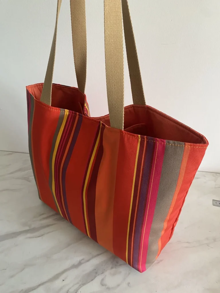 SUNNY RAYURES ORANGE ROUGE DRALON