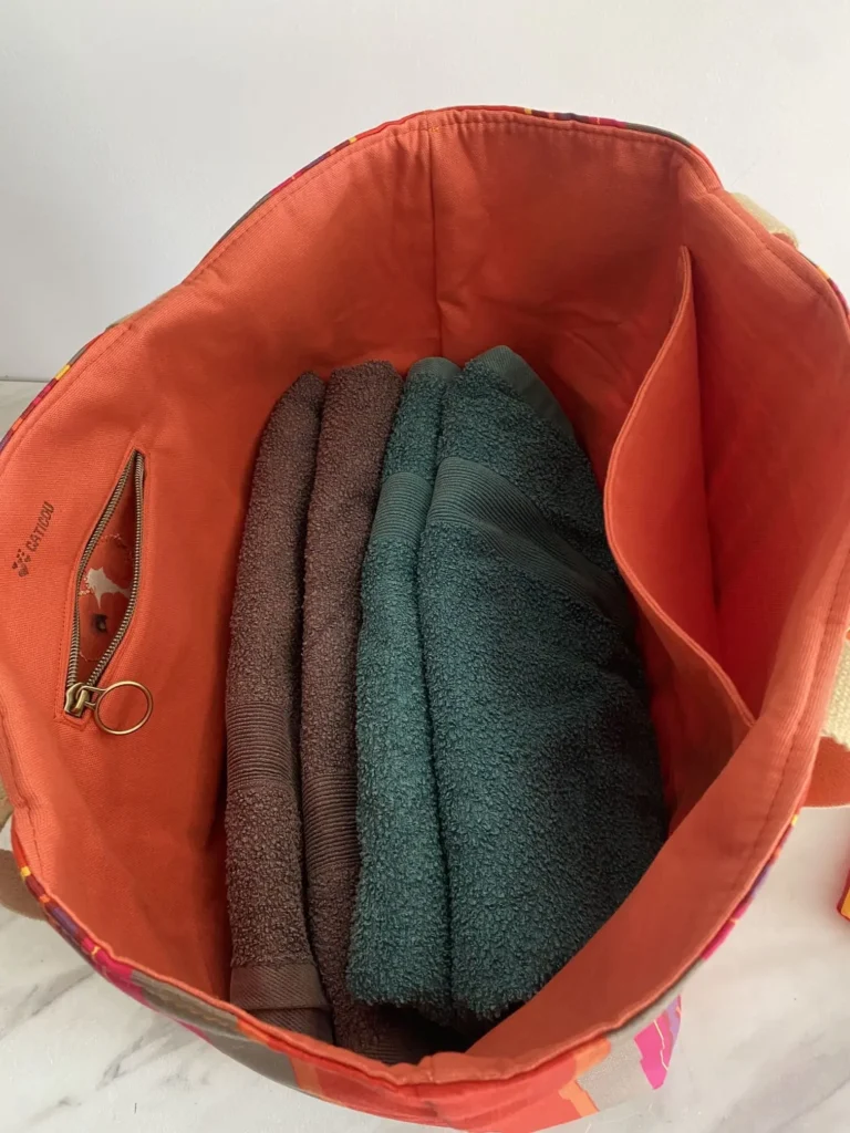 SUNNY RAYURES ORANGE ROUGE DRALON