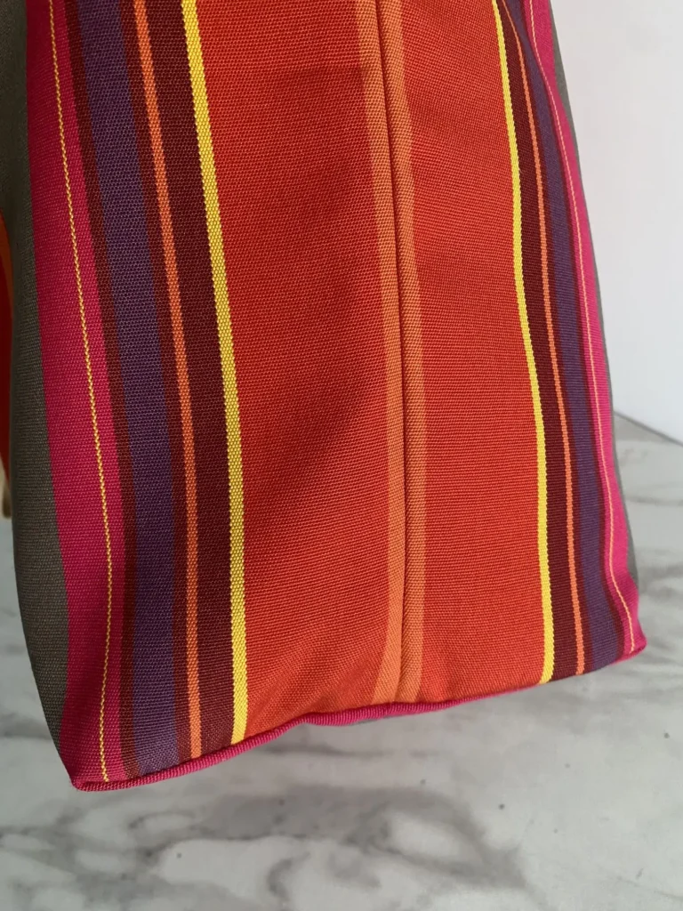 SUNNY RAYURES ORANGE ROUGE DRALON