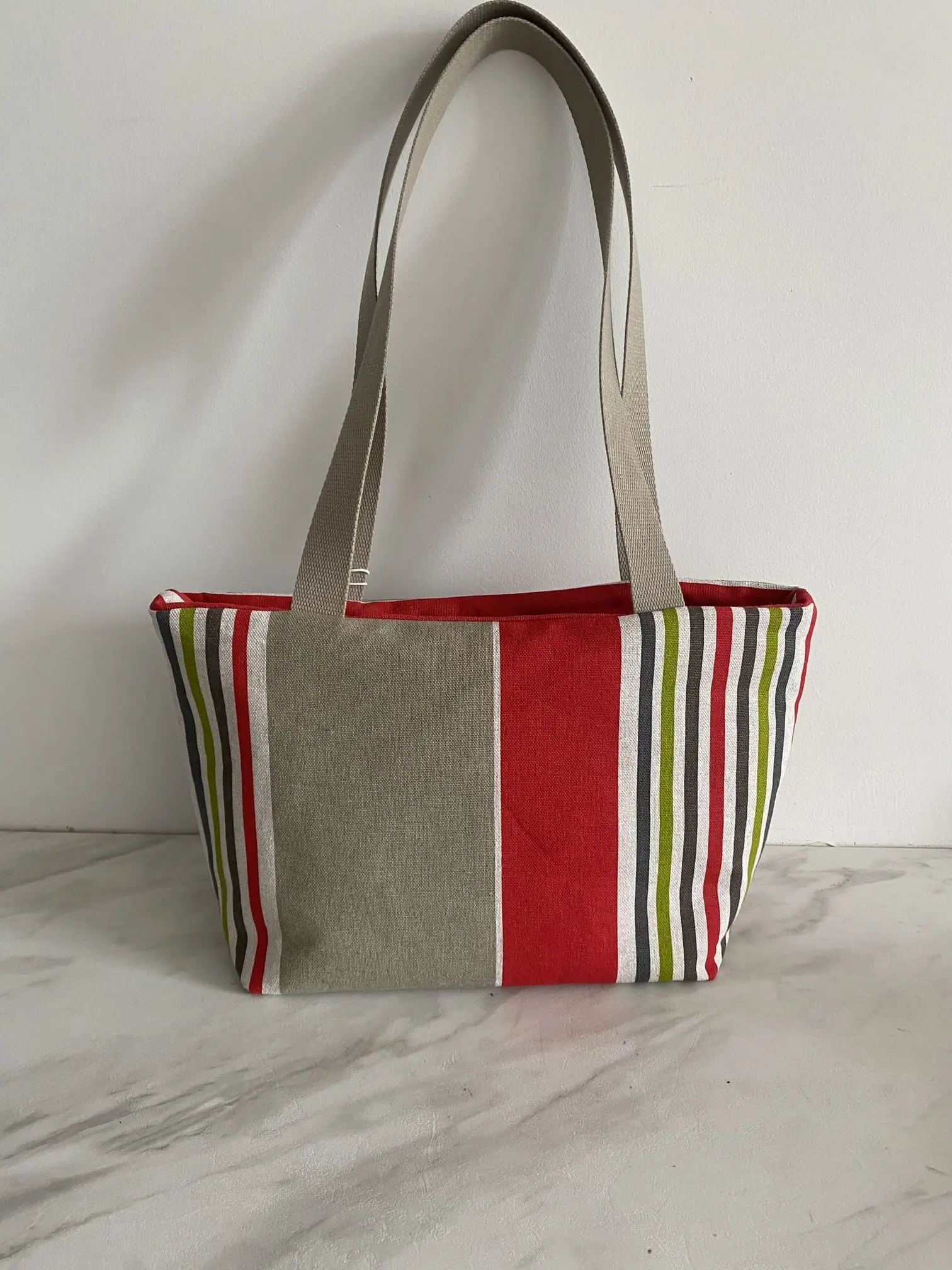 SAC MODELE TRANQUILLE BASQUE ROUGE GRIS