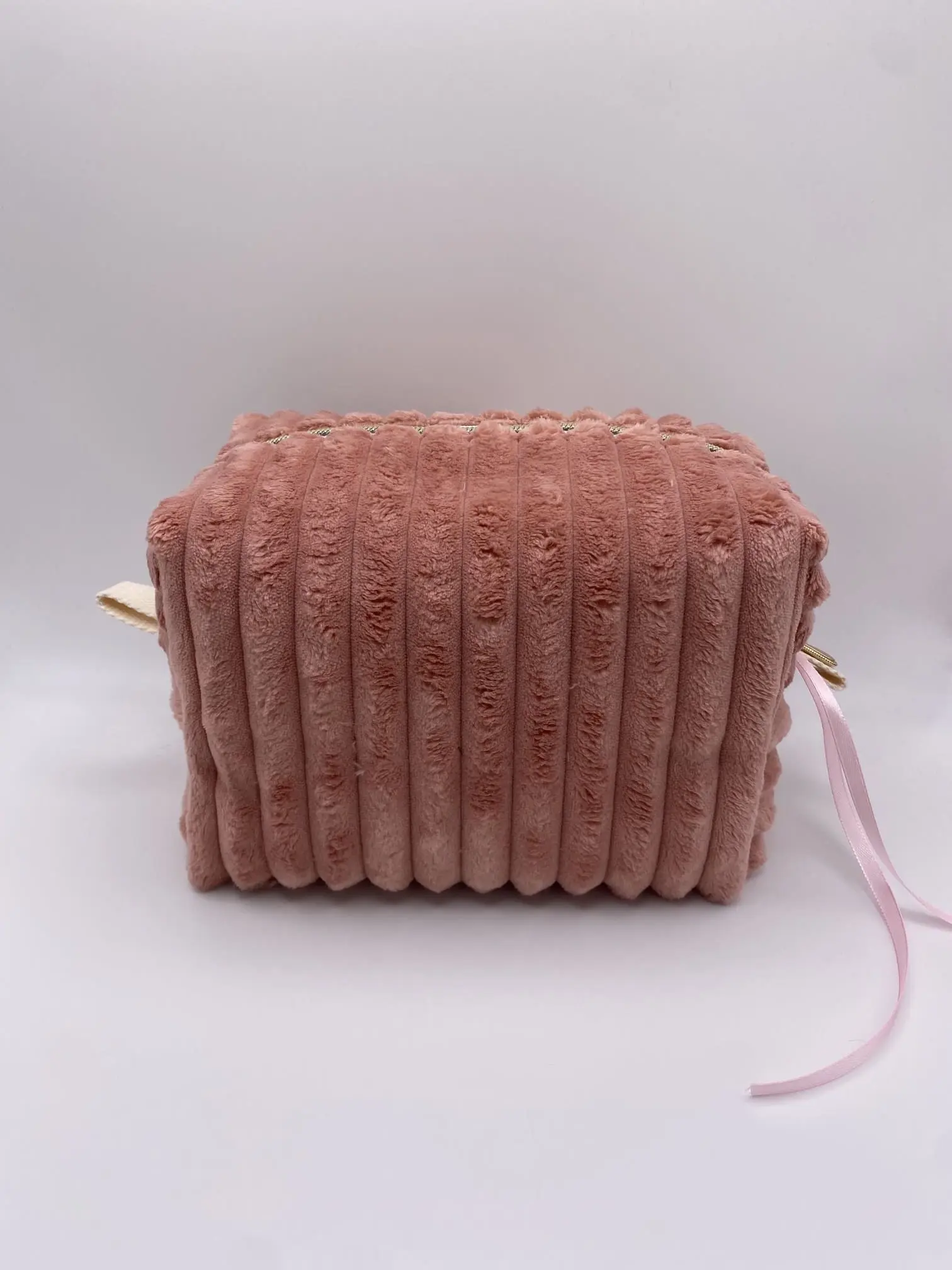 TROUSSE ROSE VELOURS GROSSES COTES