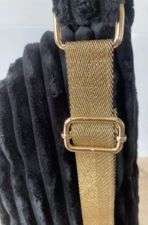 BANANE VELOURS TRES GROSSES COTES NOIRES