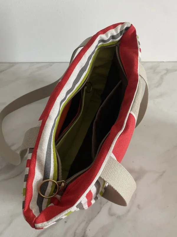 SAC MODELE TRANQUILLE BASQUE ROUGE GRIS