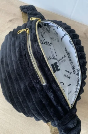 BANANE VELOURS TRES GROSSES COTES NOIRES