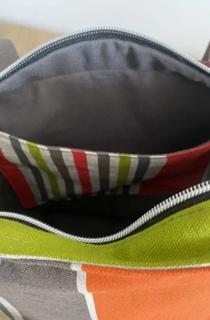 BASQUE SAC RAYURES MODELE TRANQUILLE