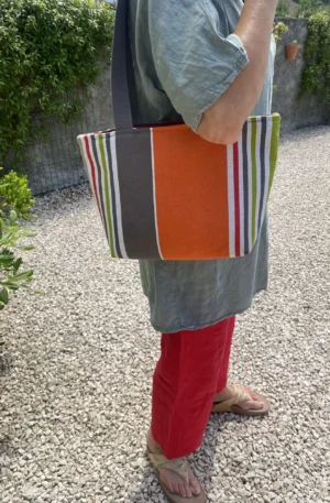 BASQUE SAC RAYURES MODELE TRANQUILLE