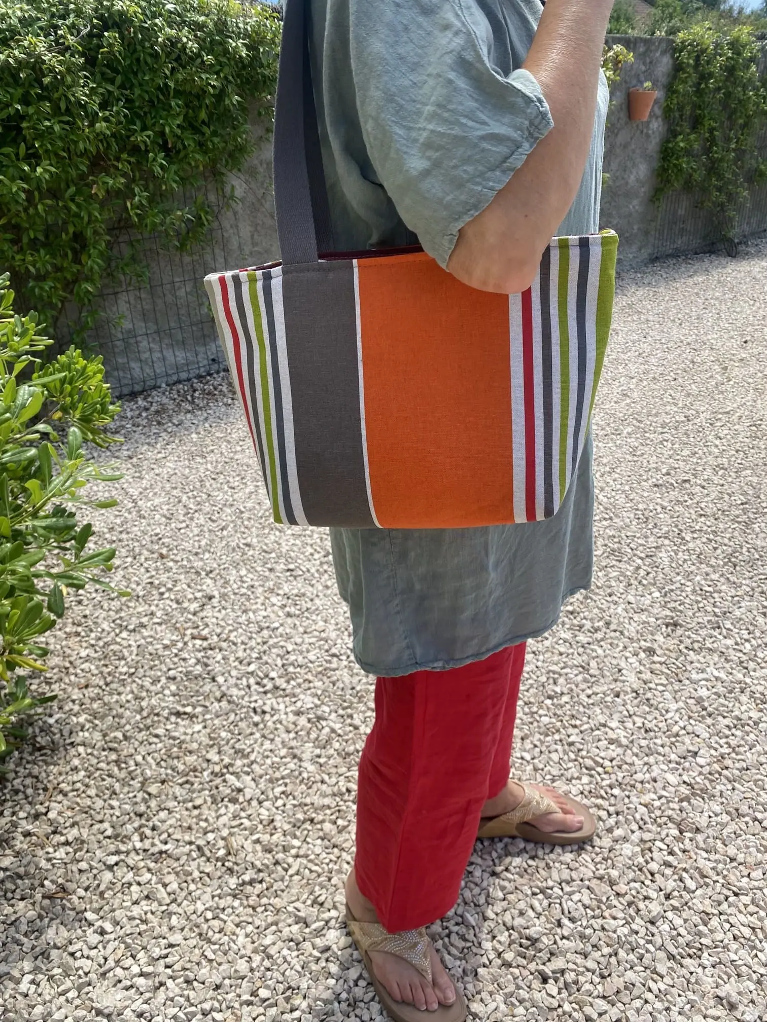 BASQUE SAC RAYURES MODELE TRANQUILLE