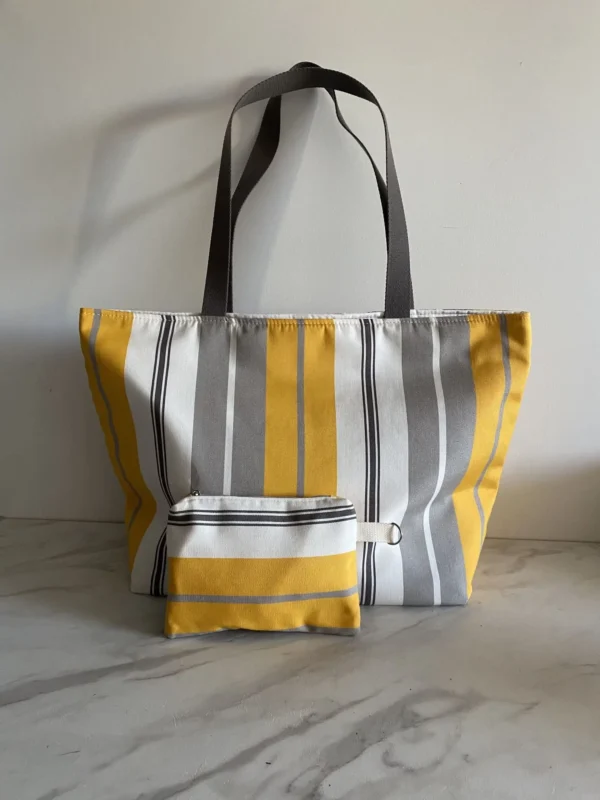 MODELE SUNNY RAYURES JAUNES SAC ETE