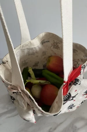 TOTE BAGE CADEAUX AVEC PORTE MONNNAIE ET PORTE CLES