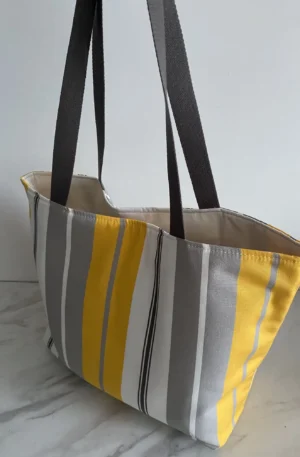 MODELE SUNNY RAYURES JAUNES SAC ETE