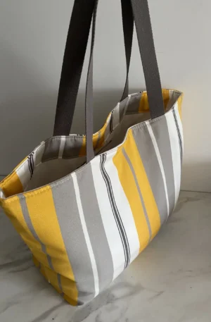 MODELE SUNNY RAYURES JAUNES SAC ETE