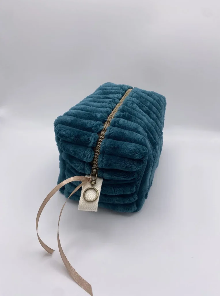 TROUSSE MOY VELOURS COTES XXL BLEU CANARD