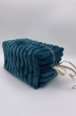 TROUSSE MOY VELOURS COTES XXL BLEU CANARD