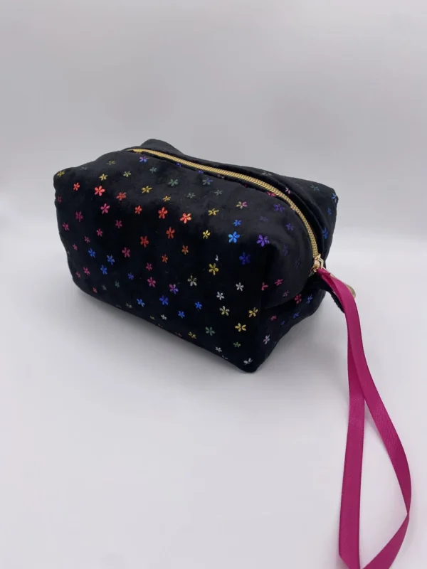 TROUSSE VELOURS NOIRE ETOILES BRILLANTES
