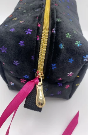 TROUSSE VELOURS NOIRE ETOILES BRILLANTES