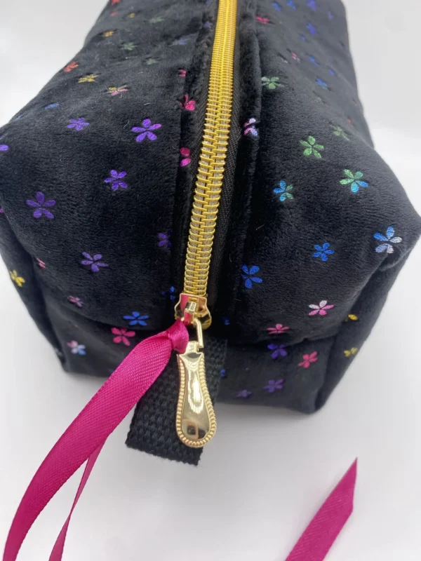 TROUSSE VELOURS NOIRE ETOILES BRILLANTES