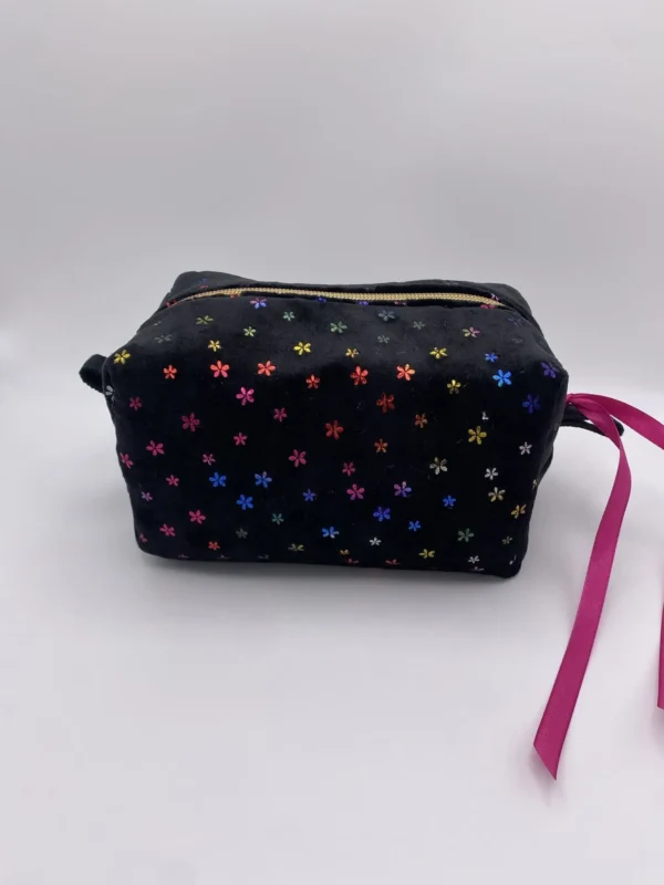 TROUSSE VELOURS NOIRE ETOILES BRILLANTES