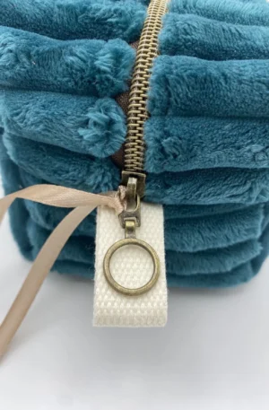 TROUSSE MOY VELOURS COTES XXL BLEU CANARD