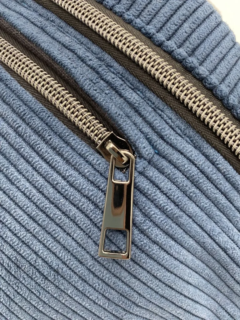 BANANE VELOURS BLEU NUIT MODELE MARIE *** AVEC POCHE INTERIEURE