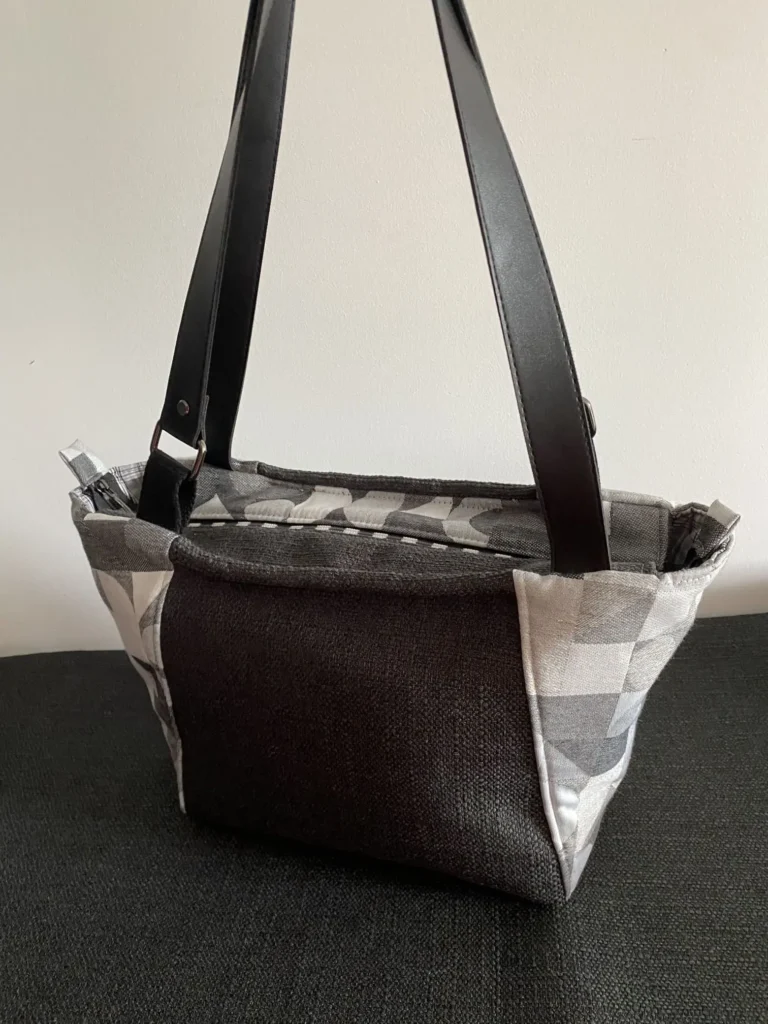 SAC ZIPPE LE GRAND CHIC GRIS