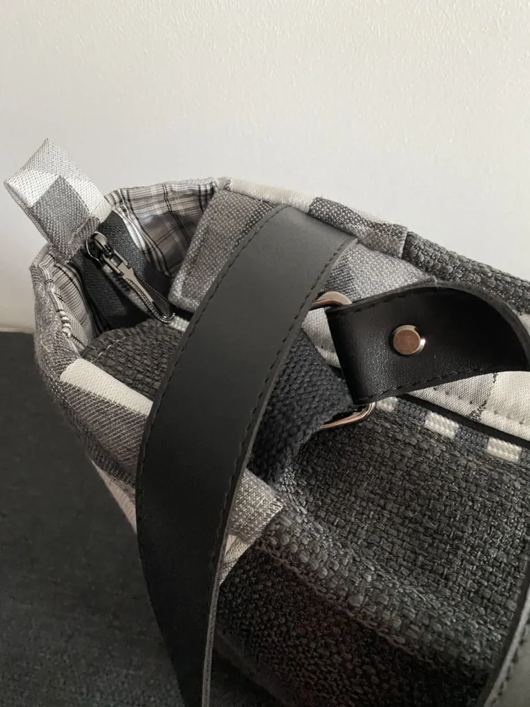 SAC ZIPPE LE GRAND CHIC GRIS