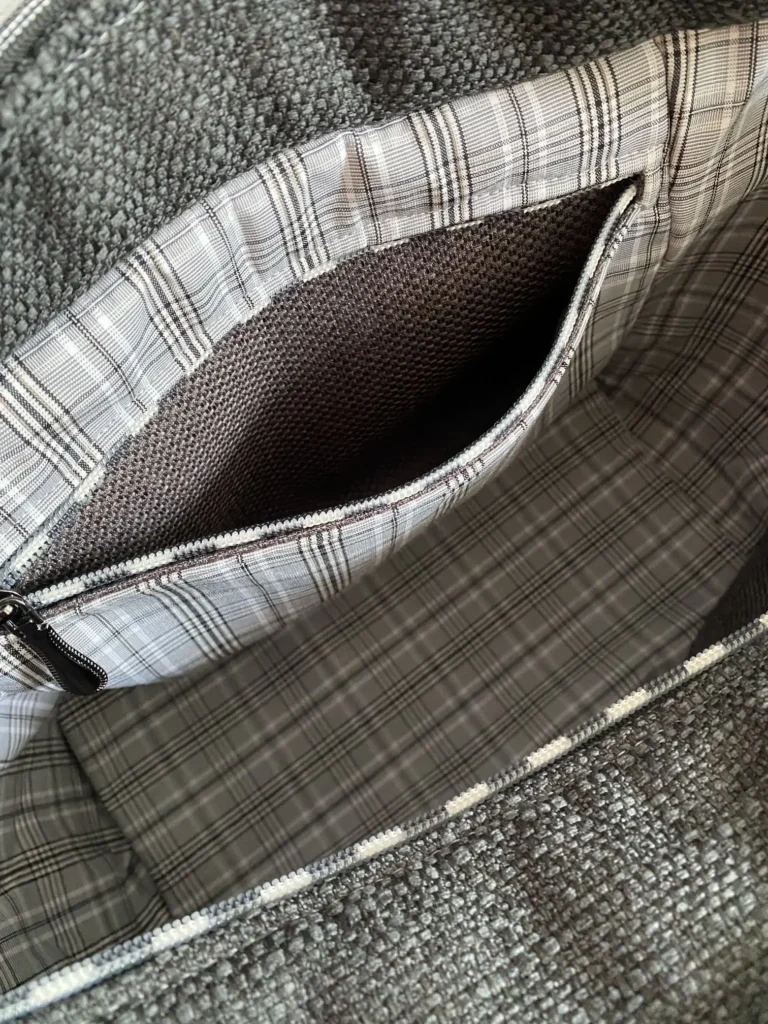 SAC ZIPPE LE GRAND CHIC GRIS