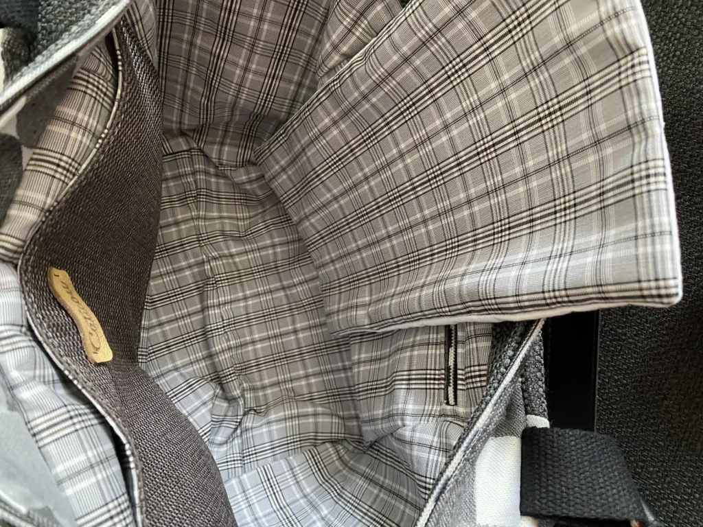 SAC ZIPPE LE GRAND CHIC GRIS