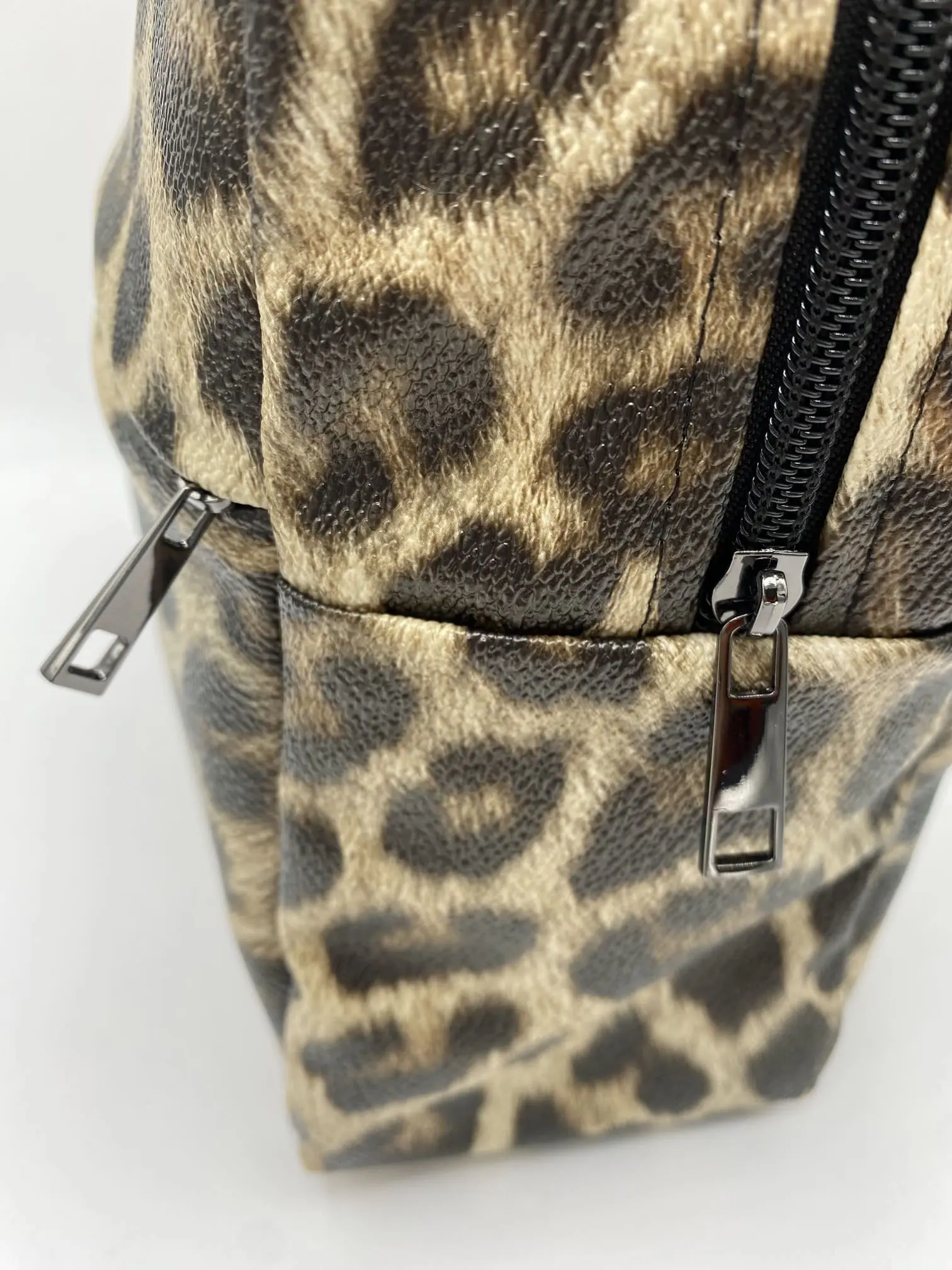 SACOCHE DENIS LEOPARD SIMILI CUIR