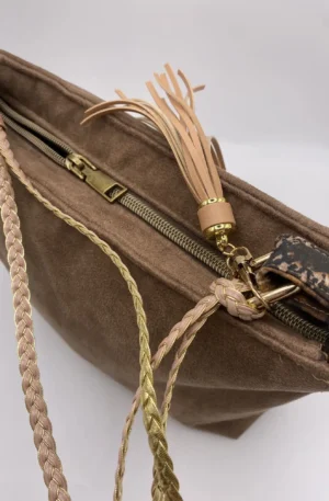 MODELE CORINNE EFFET DAIM MARRON
