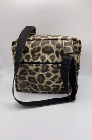 SACOCHE DENIS LEOPARD SIMILI CUIR